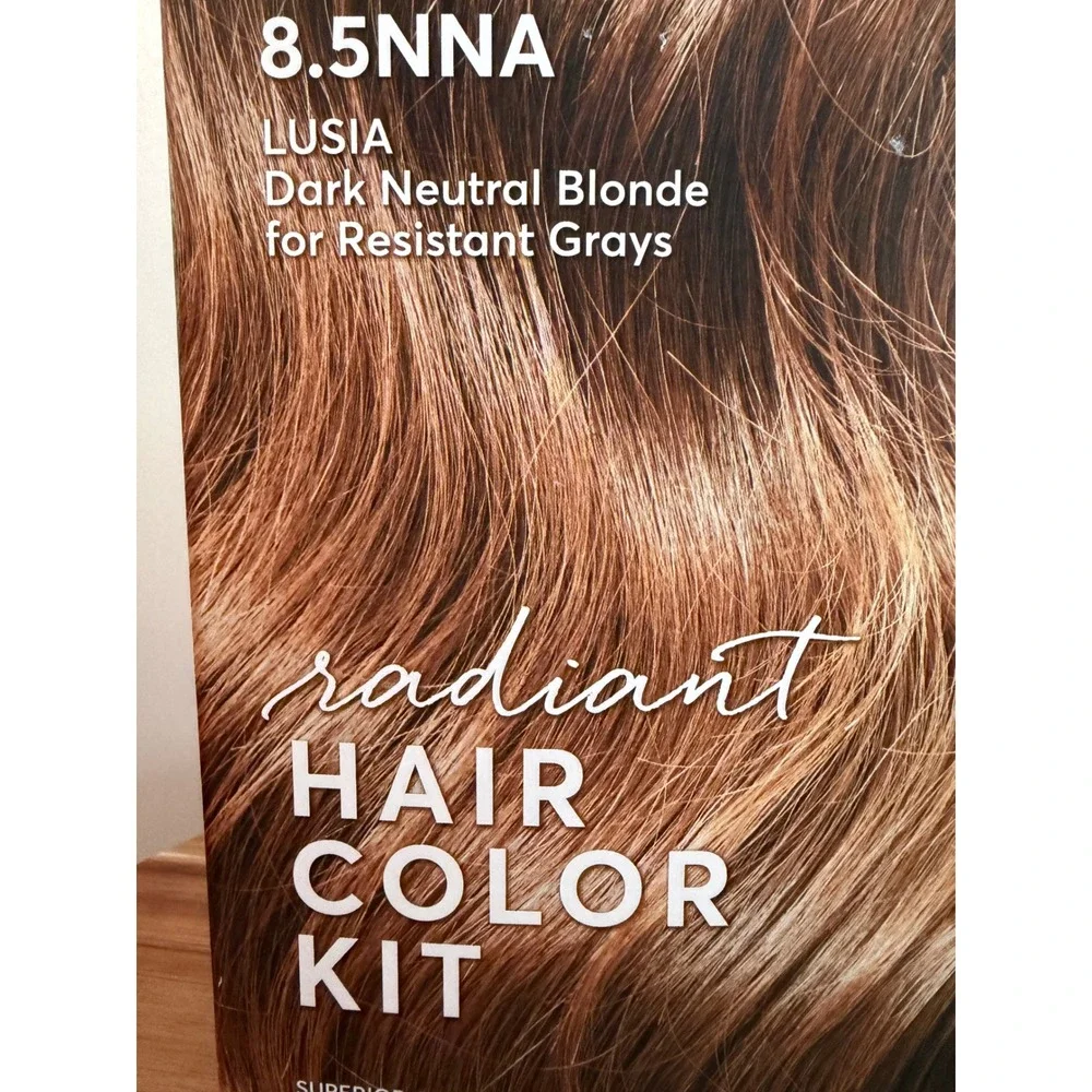 Madison Reed 8.5NNA Lusia Dark Neutral Blonde Permanent Hair Color Kit Sealed